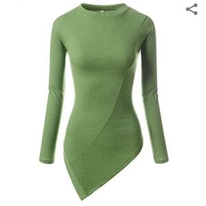 Asymmetrical sweater